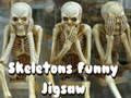 Leikur Beinagrind Funny Jigsaw  á netinu