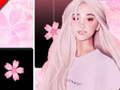 Leikur Ariana Grande píanóflísar bleikar, tónlist og töfrar  á netinu