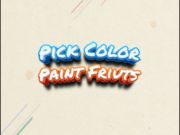 Leikur Veldu Litur Paint Ávextir  á netinu