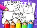 Leikur Peppa Pig litabók  á netinu