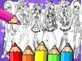 Leikur Monster High litabók  á netinu