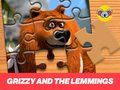 Leikur Grizzy og Lemmings Jigsaw Puzzle Planet á netinu