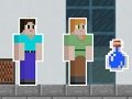 Leikur Huggy Kissy gegn Steve Alex  á netinu