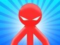 Leikur Red Stickman vs Monster School á netinu