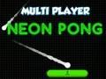 Leikur Neon Pong fjölspilun  á netinu