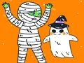 Leikur Halloween Monsters Jigsaw á netinu