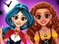 Leikur Bffs gleðilega Halloween partý á netinu