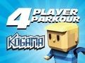 Leikur Kogama: 4 leikmenn parkour á netinu