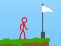 Leikur Stickman parkour handverk  á netinu