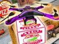 Leikur Drone pizza afhendingarhermi á netinu
