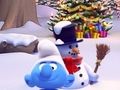 Leikur Smurfy snjóbolti á netinu