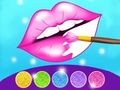 Leikur Glitter Lips litaleikur  á netinu