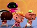 Leikur Mini Beat Power Rockers: Enska áskorun á netinu