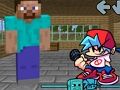 Leikur Friday Night Funkin' VS Steve úr Minecraft  á netinu