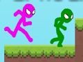 Leikur Stickman Party Parkour á netinu