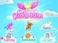 Leikur Unicorn Kingdom sameinar límmiða á netinu