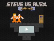 Leikur Steve gegn Alex Jailbreak  á netinu