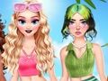 Leikur Sumar Coconut Girl Dress Up  á netinu