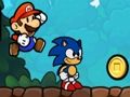 Leikur Super Mario og Sonic  á netinu