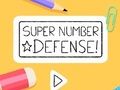 Leikur Super Number vörn á netinu