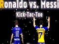 Leikur Messi gegn Ronaldo Kick Tac Toe  á netinu
