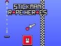 Leikur Stickman reipi hetjur á netinu
