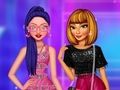 Leikur Bffs svartur og bleikur fashionista á netinu