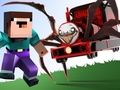 Leikur Noob vs Spider Train á netinu