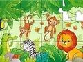 Leikur Jigsaw þraut: dýr í frumskóginum á netinu