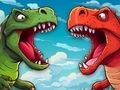 Leikur Dino World: Sameina og berjast á netinu