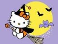 Leikur Litabók: Kitty Halloween  á netinu