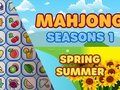 Leikur Mahjong árstíðir 1 vor sumar  á netinu