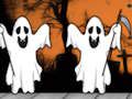 Leikur Finndu Halloween Ghost Skull  á netinu