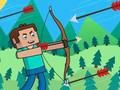 Leikur Noob Archer Monster Attack á netinu