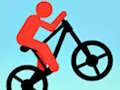 Leikur Stickman Bike Runner á netinu