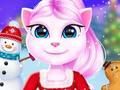 Leikur Cat Girl Christmas Decor Game á netinu