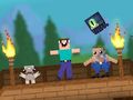 Leikur Noob: Survival in Terraria á netinu