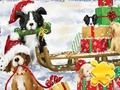 Leikur Jigsaw Puzzle: Jólahundar  á netinu