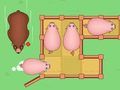 Leikur Rennibraut: Piggy hreyfing á netinu