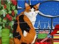 Leikur Jigsaw Puzzle: Jólaköttur  á netinu