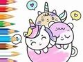 Leikur Litabók: A Cup Of Unicorn  á netinu