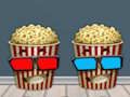 Leikur Popping Adventure Finndu Popcorn Guy  á netinu