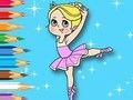 Leikur Litabók: Ballettstelpa  á netinu