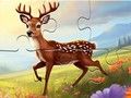 Leikur Jigsaw Puzzle: Running Deer á netinu