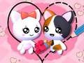 Leikur Love Cat Draw Puzzle  á netinu