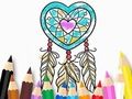 Leikur Litabók: Heart Dreamcatcher  á netinu
