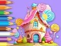 Leikur Litabók: Lollipop House  á netinu