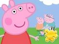 Leikur Jigsaw Puzzle: Peppa með fjölskyldunni  á netinu