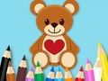 Leikur Litabók: Toy Bear  á netinu