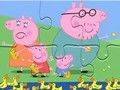 Leikur Jigsaw þraut: Peppa Pig Feed enduri á netinu
